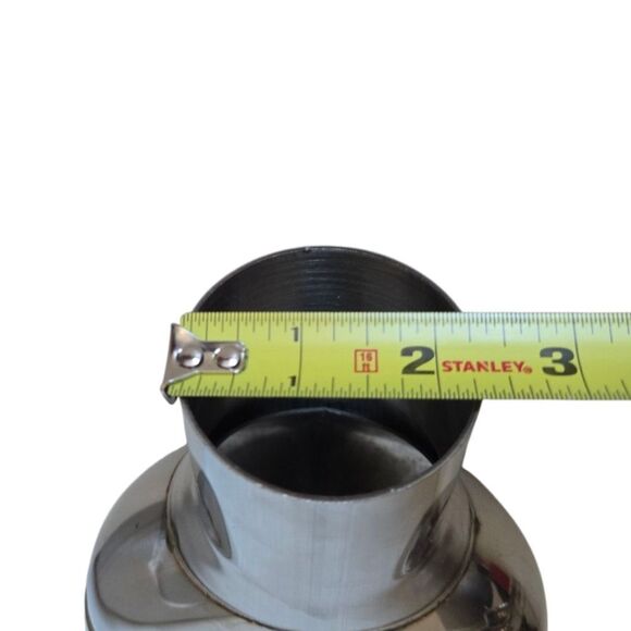 Pair Offset 2.25" In Quad 3" Out Dual Wall Exhaust Tip Stainless Steel Staggered - Picture 7 of 9